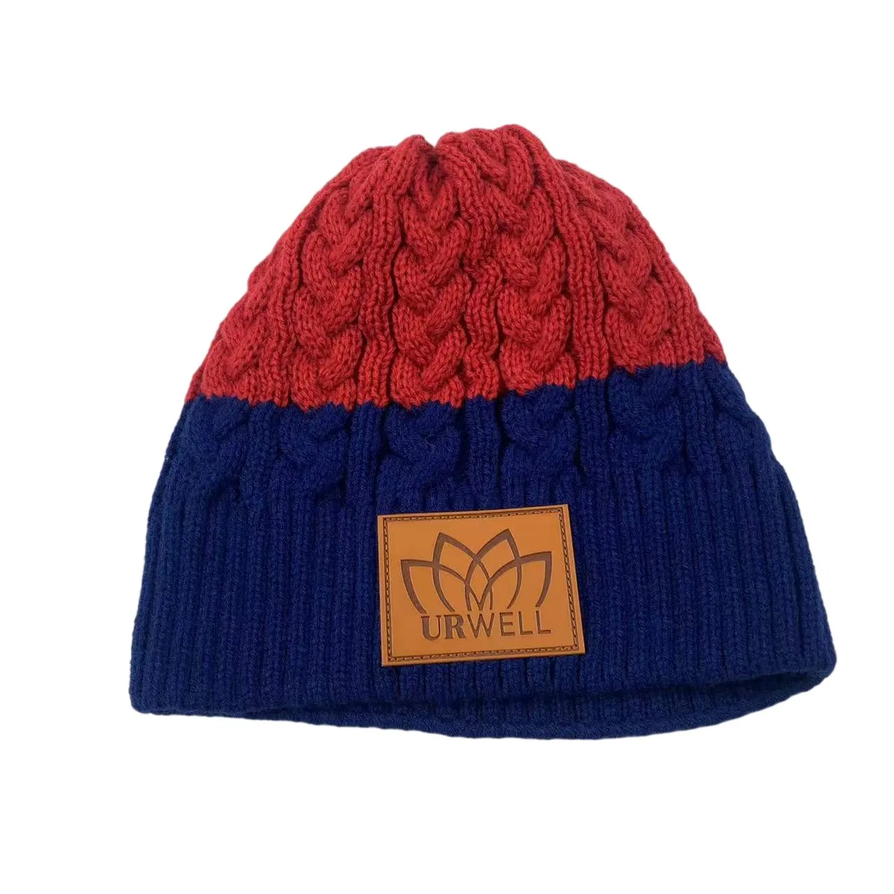 Câble extérieur tricot chaud de la famille des femmes les enfants de tricotage de Beanie Hat desserrés