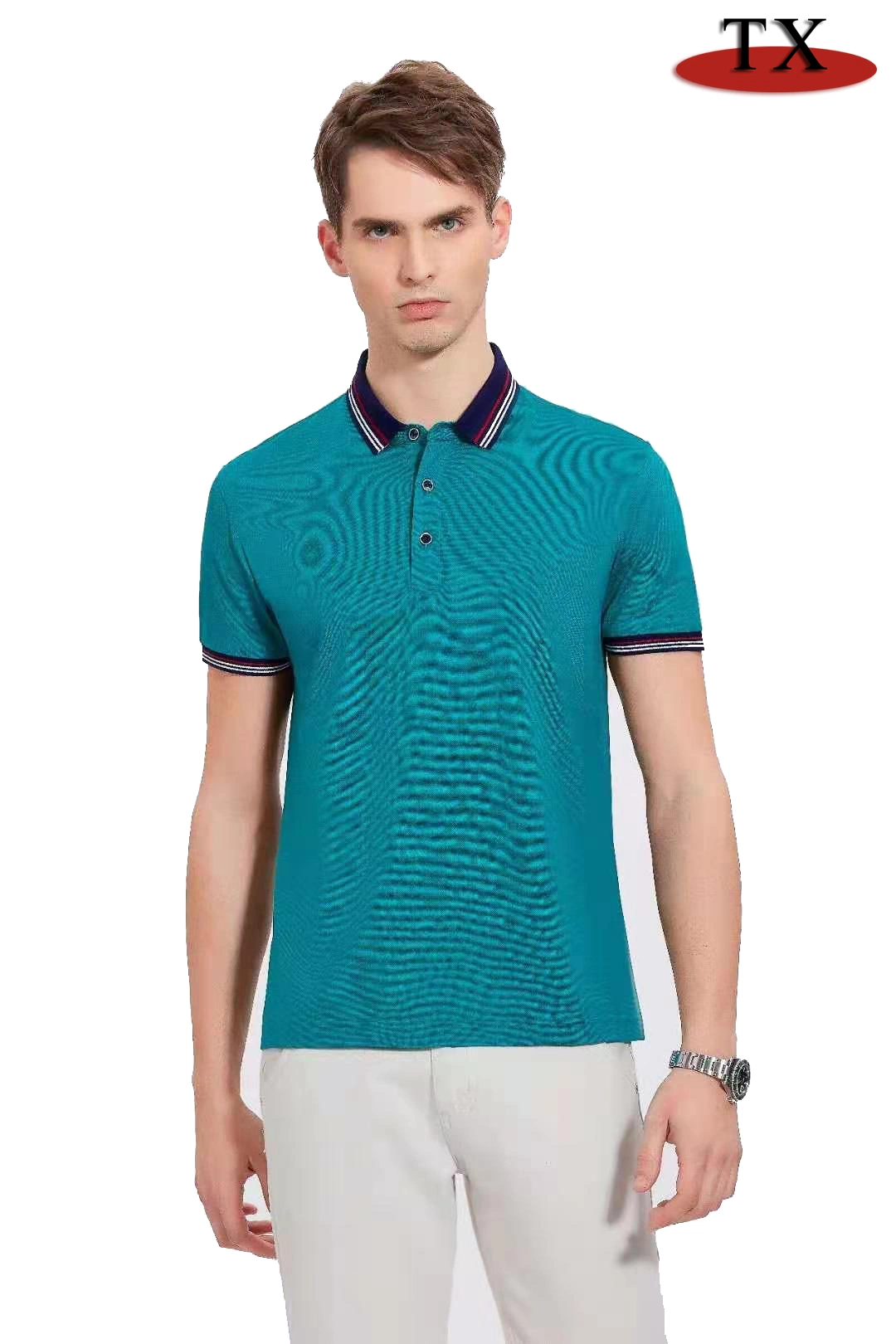 Factory Wholesale/Supplier Fashion Clothing Polyester Fabric Pure Cotton Polo Shirt