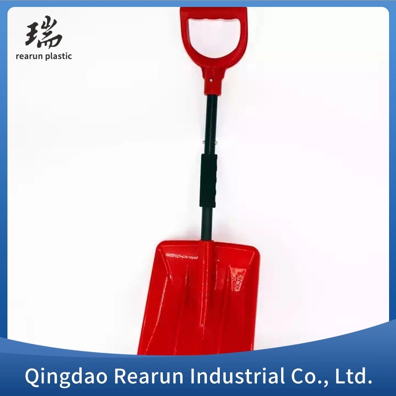 Multifunctional Farming Plastic Snow Shovel Spade with Long Wooden Fiberglass Handle High Performance