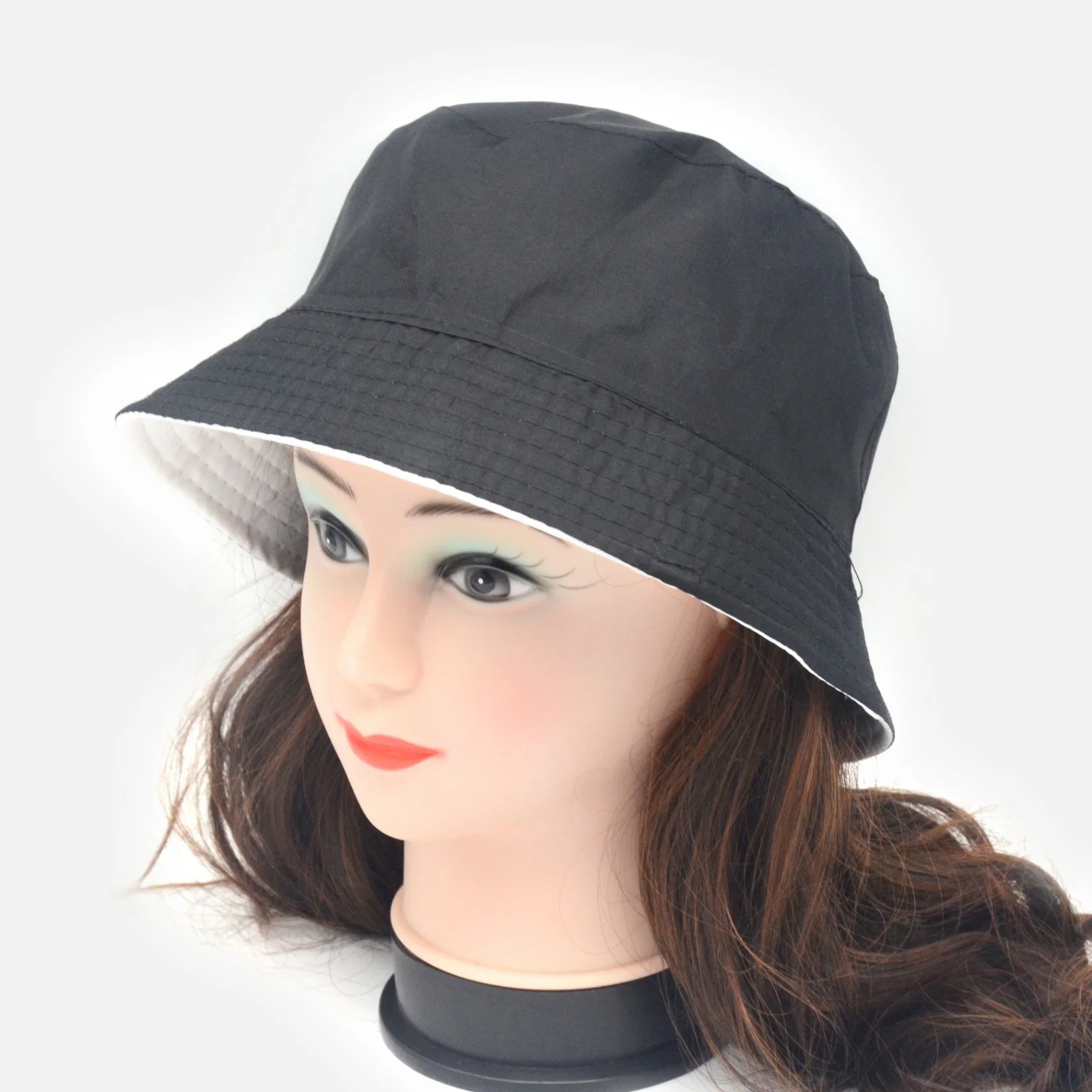 Doble cara logotipo personalizado Fisherman Bucket Hat