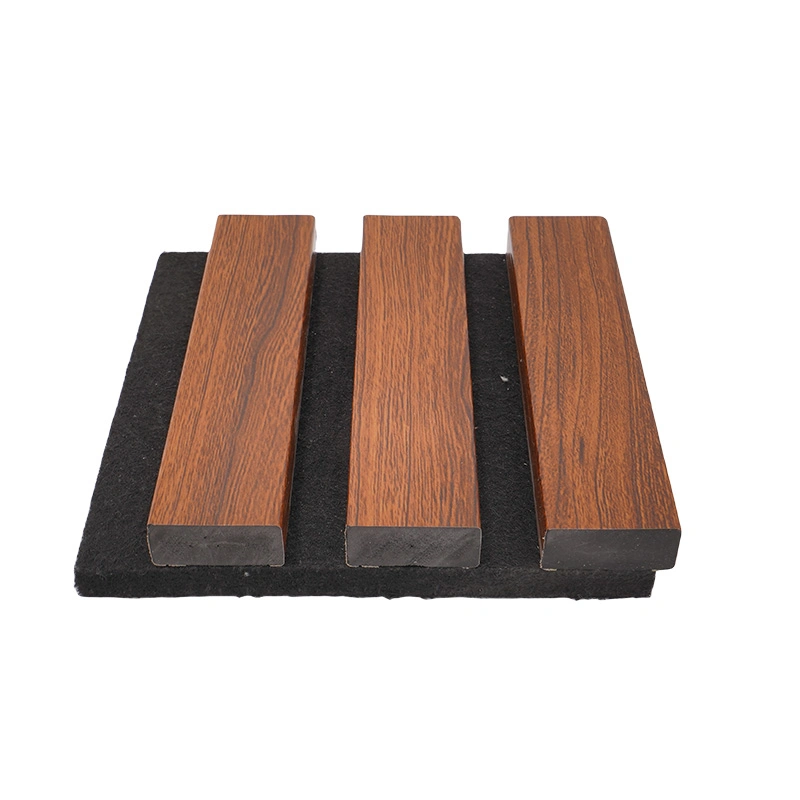 Construction Material Sound Diffuser KTV Slat Wood Acoustic Wall Panel