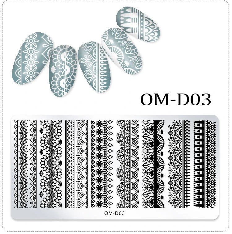 DIY Nail Art Design Tool Products, Pattern Transfer Stamp Nail Mould Supplies