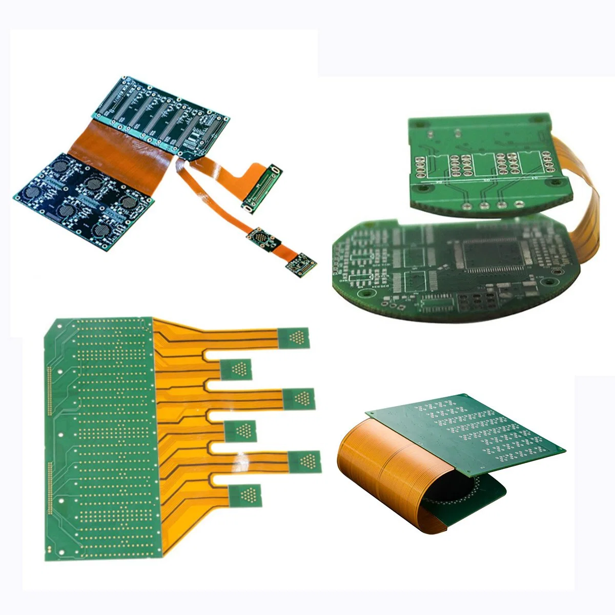 عينة PCB المضلميد/دائرة الإنتاج الضخم لوحة PCB الصلبة-المرنة PCB الدائرة مجلس الإدارة