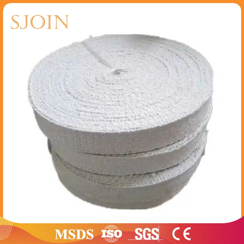 Ceramic Fibre Tape Ceramic Fiber Cloth for Insulation with Stainless Steel Wire Reinforced