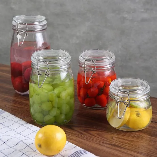 Lead Free Glassware Kitchenware Food Jar Large Size Glass Food Containers