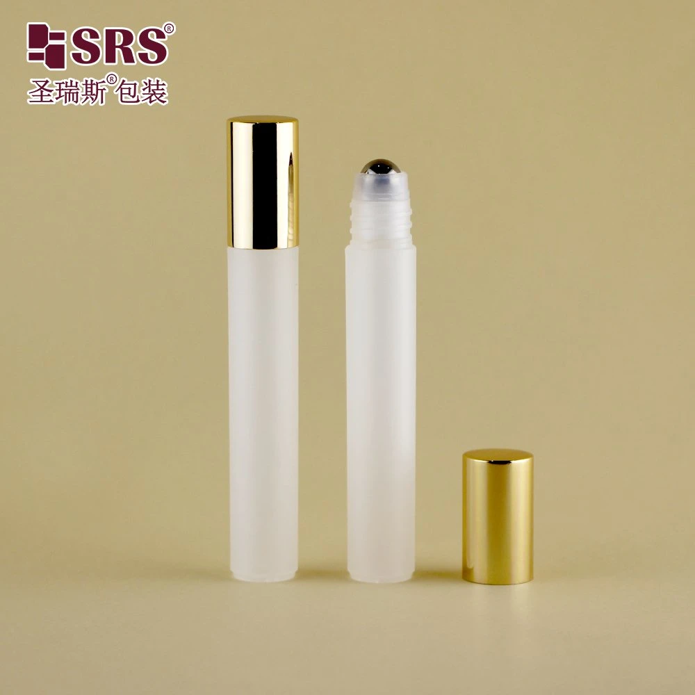 New Designs Packaging 8ml Empty Perfume Roller Bottle Set With Big Steel Ball