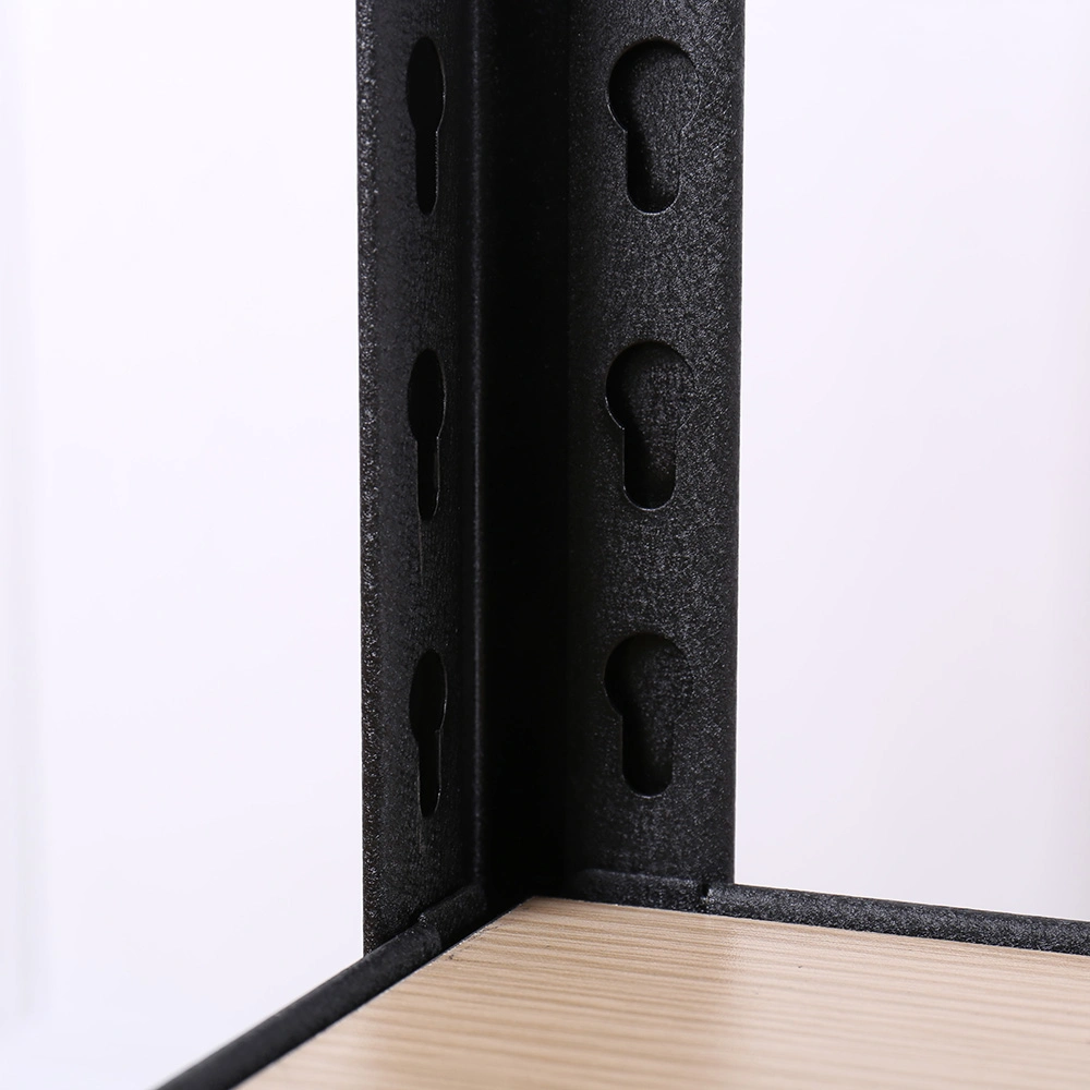 Gorila Negro Boltless Rack estanterías remache Corea Ligeros Rack con placa MDF