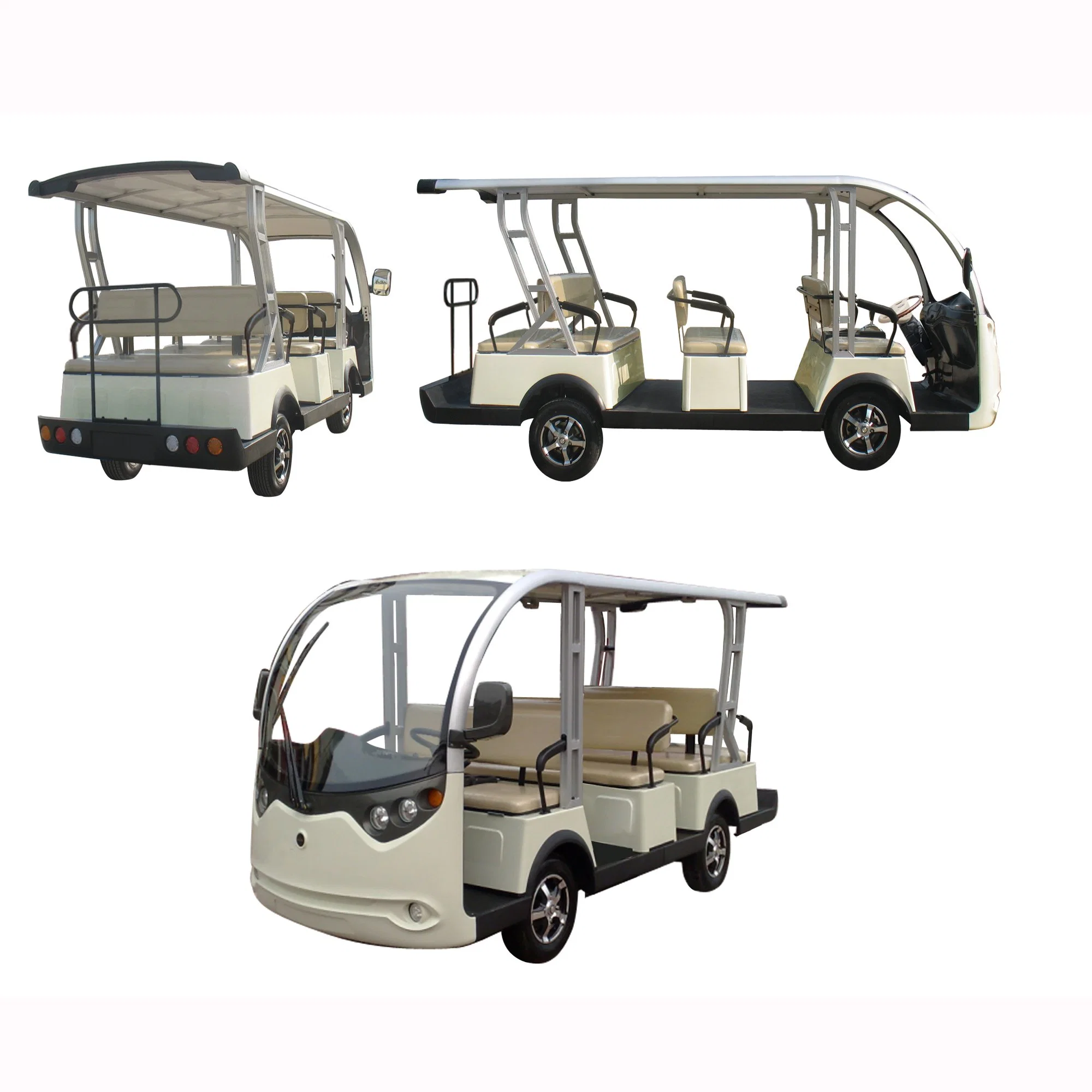 Anti-Fatigue Luxury Safety, Low Speed, Easy Handle 11 Passengers Tourist Shuttle Vehicle (Lt-S8+3)