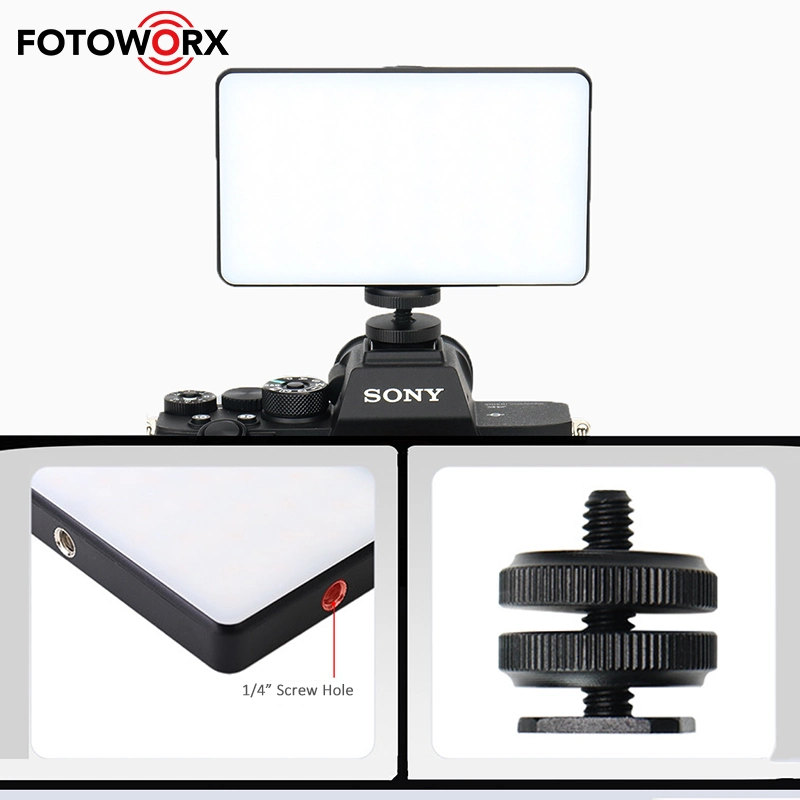 Luz de vídeo LED Fotoworx para fotografía en streaming en directo