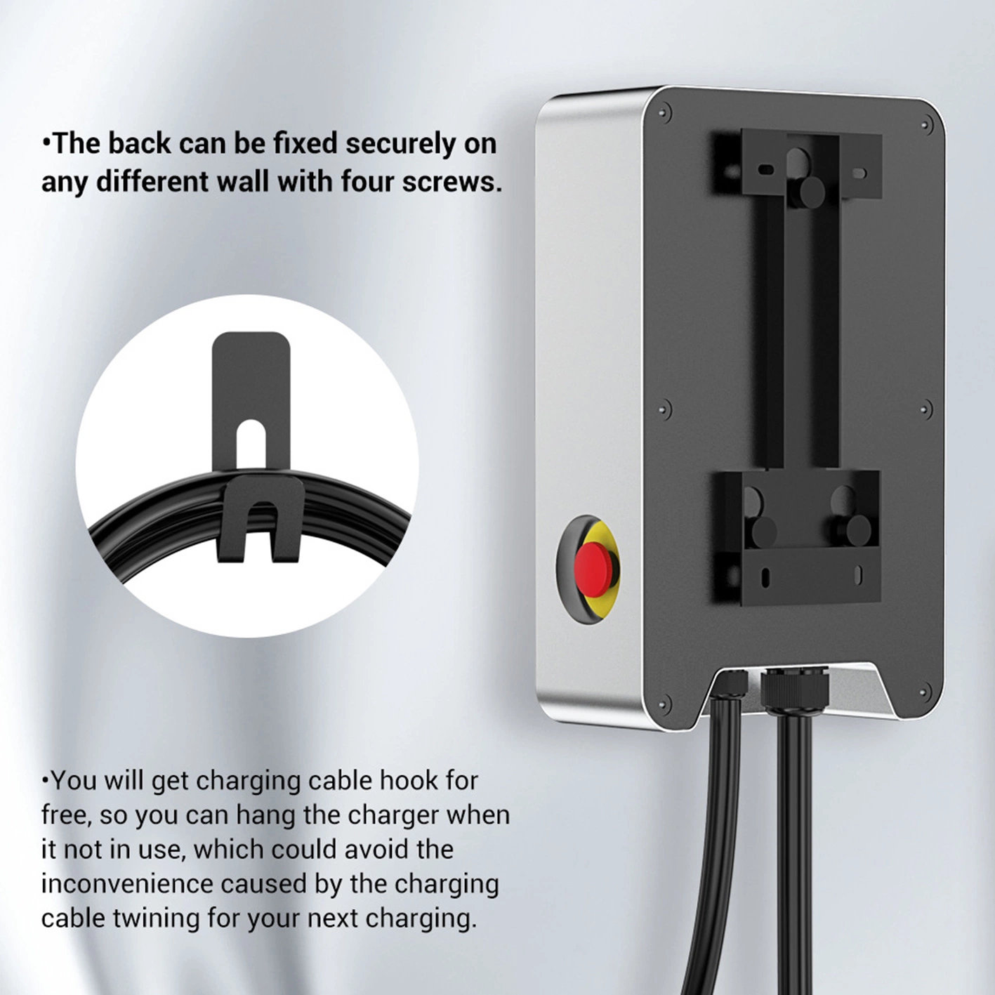 Smart Mode 3 Electric Car Charger Type 2 22kw EV Charging Station with Socket