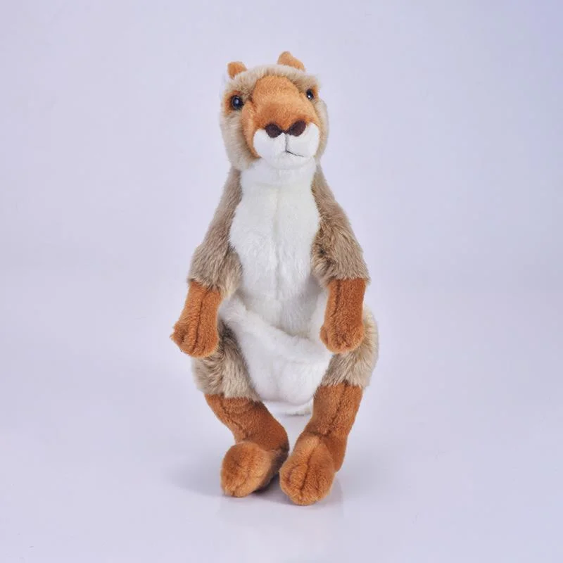 Soft Kangaroo Plush Toy Cute Stuffed Animals Kangaroo Doll Simulation Doll Children's Day Gift