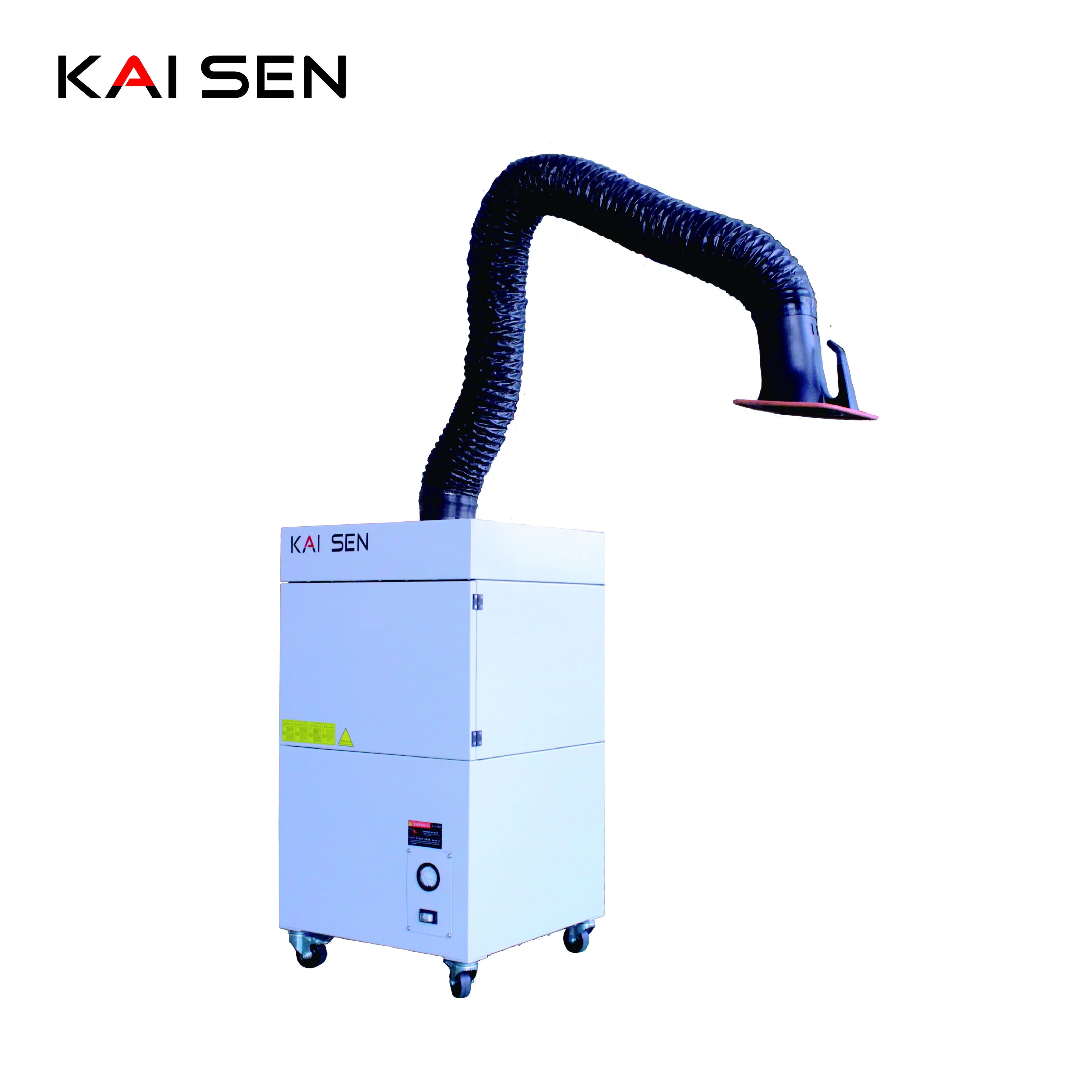 2020 Kaisen Extractor de humos de soldadura móvil colector de polvo purificador de aire Extractor de olores Ksj-0.7b