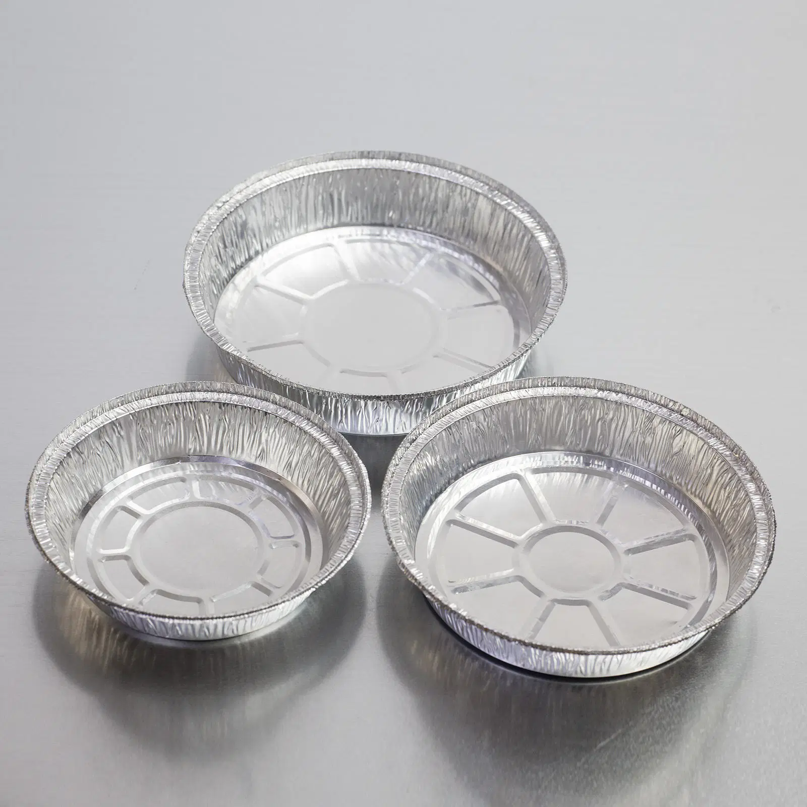 Wholesale/Supplier Food Container Aluminum Foil Large Round 2000ml 1500ml Aluminium Foil Food Carry out Container Tin Foil 250ml Food Container