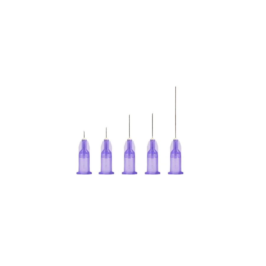 Piel punzonado de aguja hipodérmica 16g de 4mm agujas mesoterapia