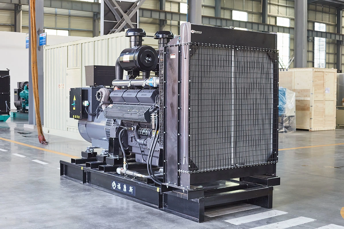 300kW 375kVA Generador eléctrico Industrial de Tipo Abierto con Motor Shangchai