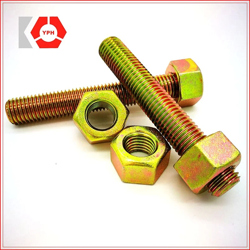 Alloy Steel Stub Bolt with Hex Nuts ASTM A193 Gr. B7/A194 Gr. 2h