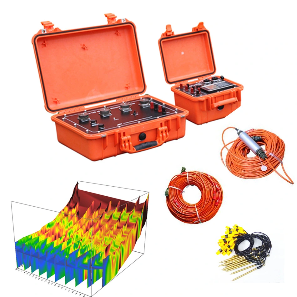 Geological Terrameter Geophysical Resistivity Meter Geophysical Induced Polarization Instrument Underground Resistividade do Geo do equipamento do detector de água