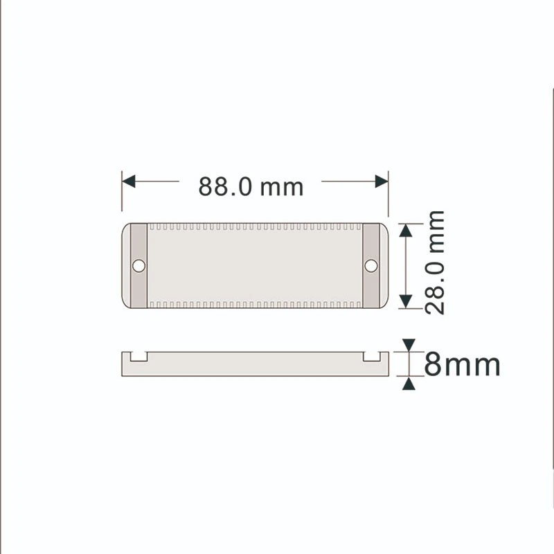 Etiqueta de Gerenciamento de ativos RFID UHF de longo alcance de 860 MHz ABS flexível