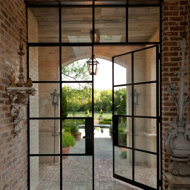 China French Style Iron French Doors for House Building