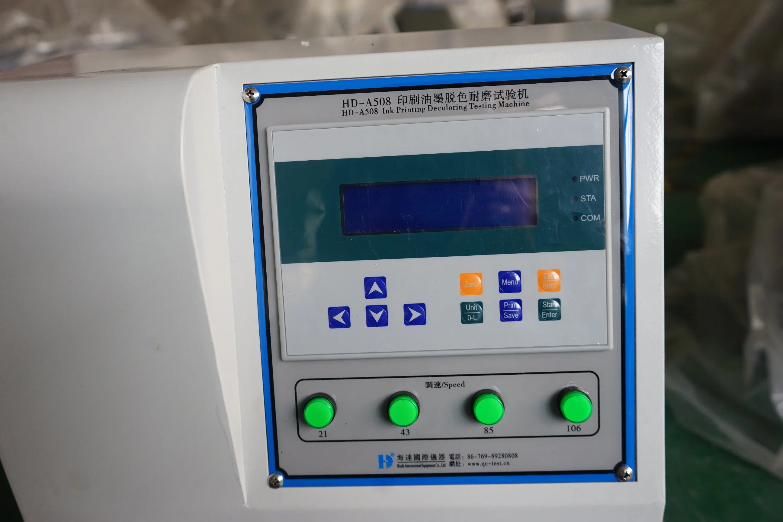 ASTM D5264 Ink Rub Test Machine Paper Test Equipment