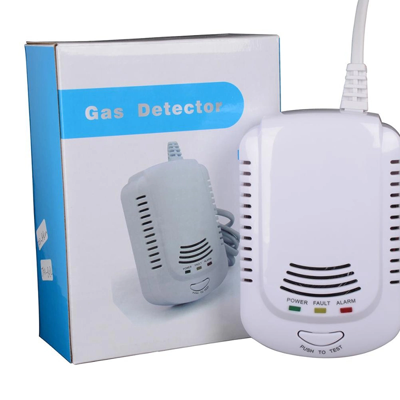 Shenzhen Detector Battery Operated AC Powered 220V LPG Natural Gas Detector
