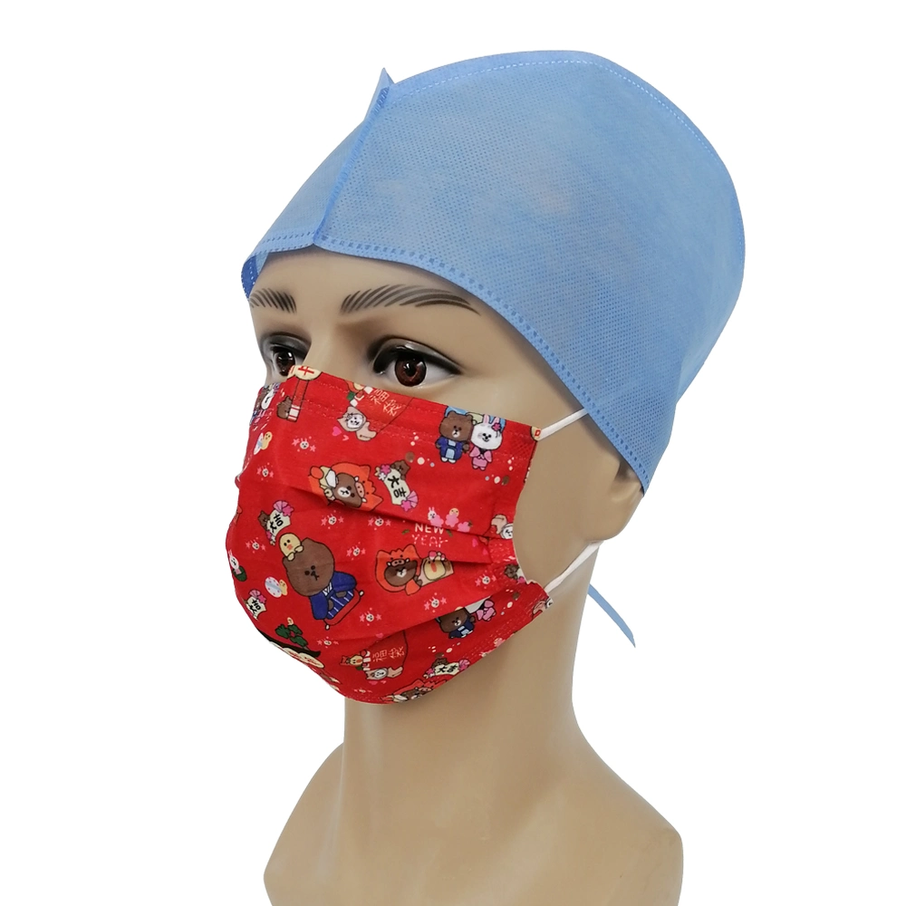 Non Woven 3 Layer Disposable Laboratory Face Mask with CE