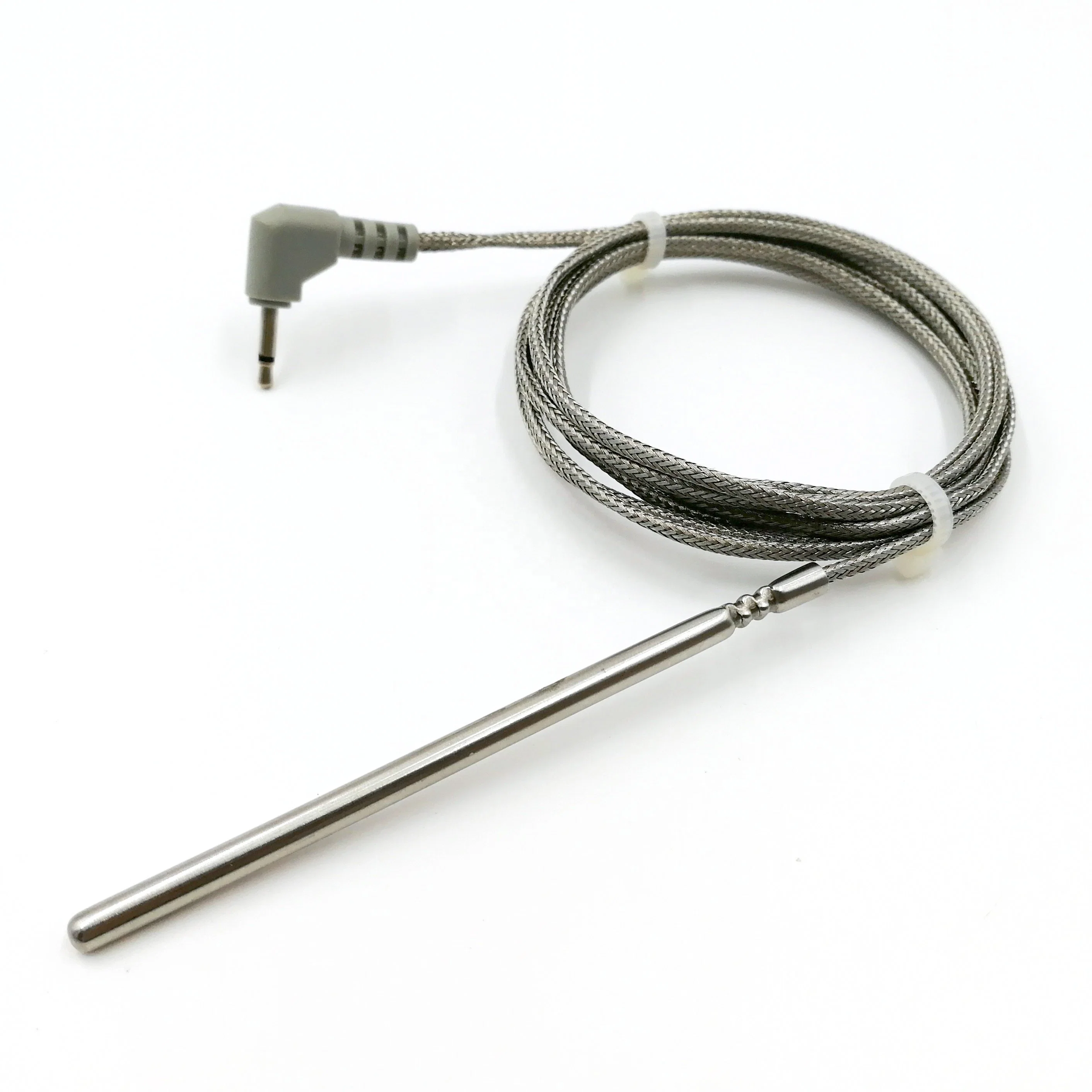 Sonda de barbacoa Sensor de temperatura NTC con cable trenzado de acero inoxidable