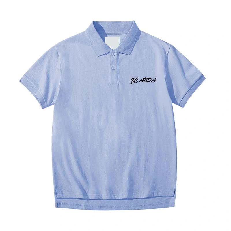 Polo em algodão Plain para homem ′ S tecido colorido personalizado para Camisolas de golfe Nice Campus Polo