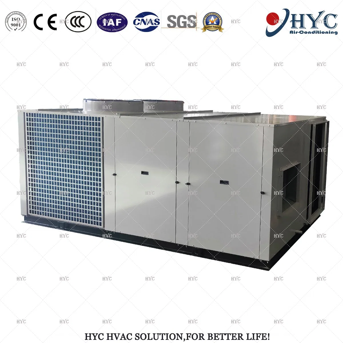 High Efficiency Rooftop Packaged Heat Pump Unit with Inverter DC Compressor