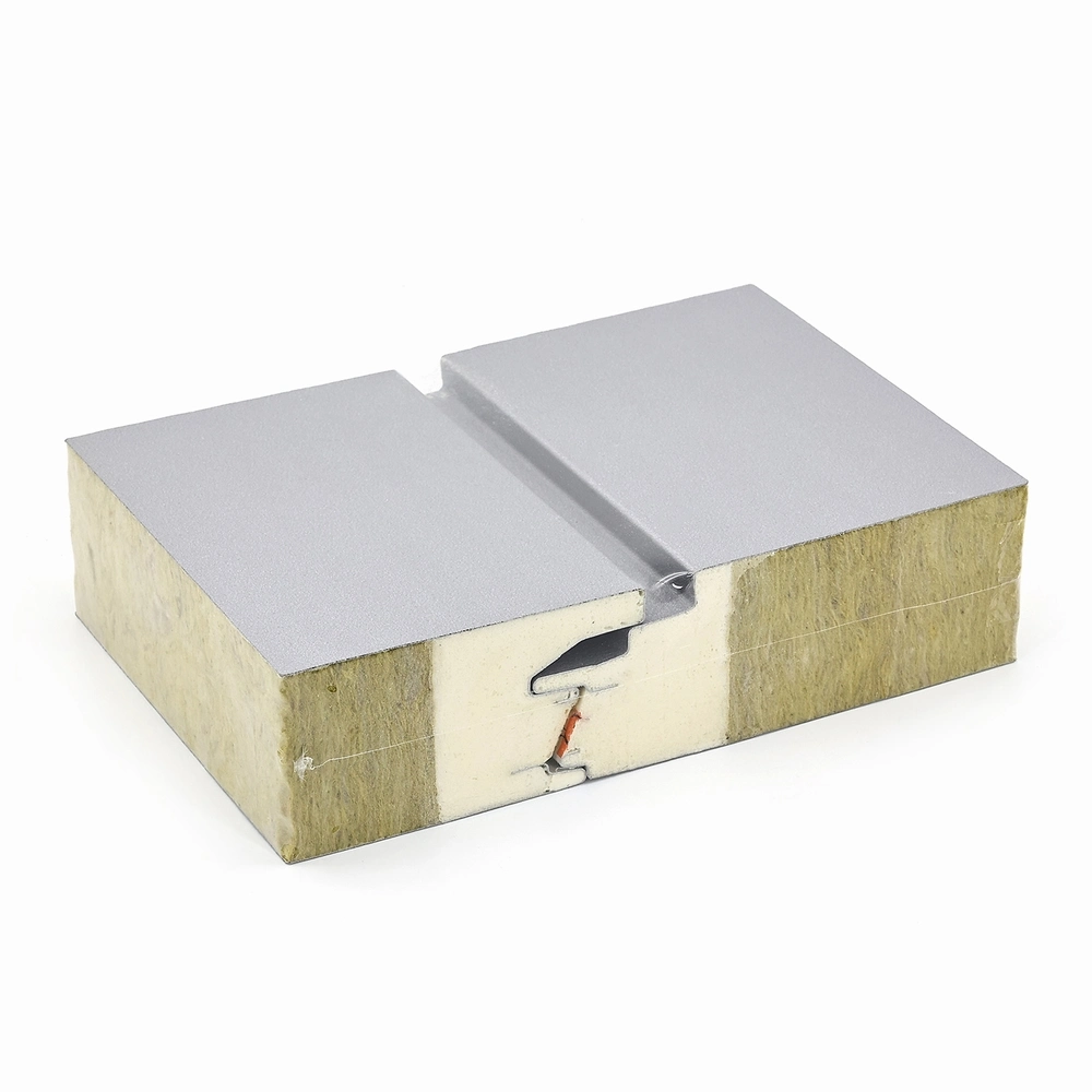 PU Polyurethane Sealing Rock Wool Structural Insulated Roof/Wall Sandwich Panels Chinese Factory Directly Supply