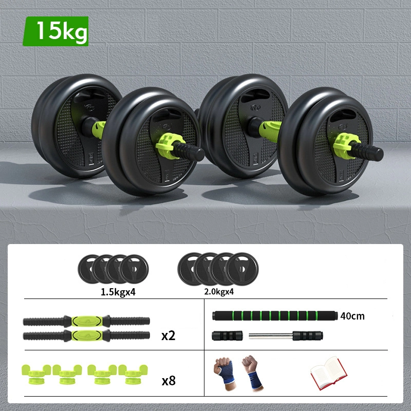 Cheap Gym Adjustable Dumbbell Set Plastic Cement Dumbbell Equipment