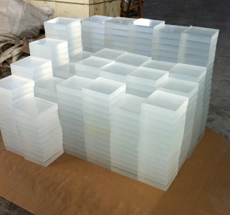 Frosted Surface Clear Crystal Cast Plexiglass Color Solid Acrylic Plastic Sheet for Building Material