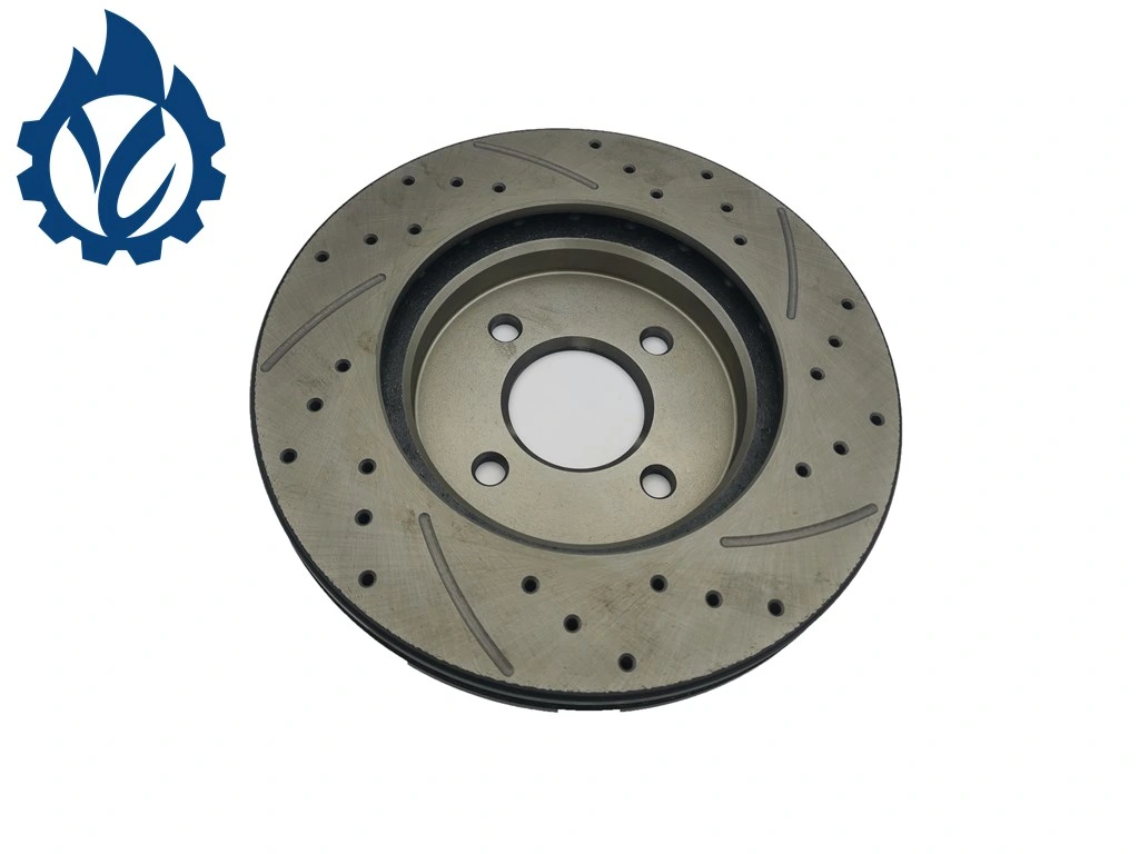 Scratched and Perforated Front Brake Disc for Nissan Df7330