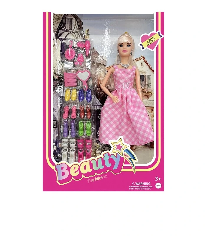 OEM Factory Customized Barbie Doll Plastic Toy Doll Beautiful Dolls Children Toy Plastic Fashion Doll Baby Girl Doll Manufacturer in China