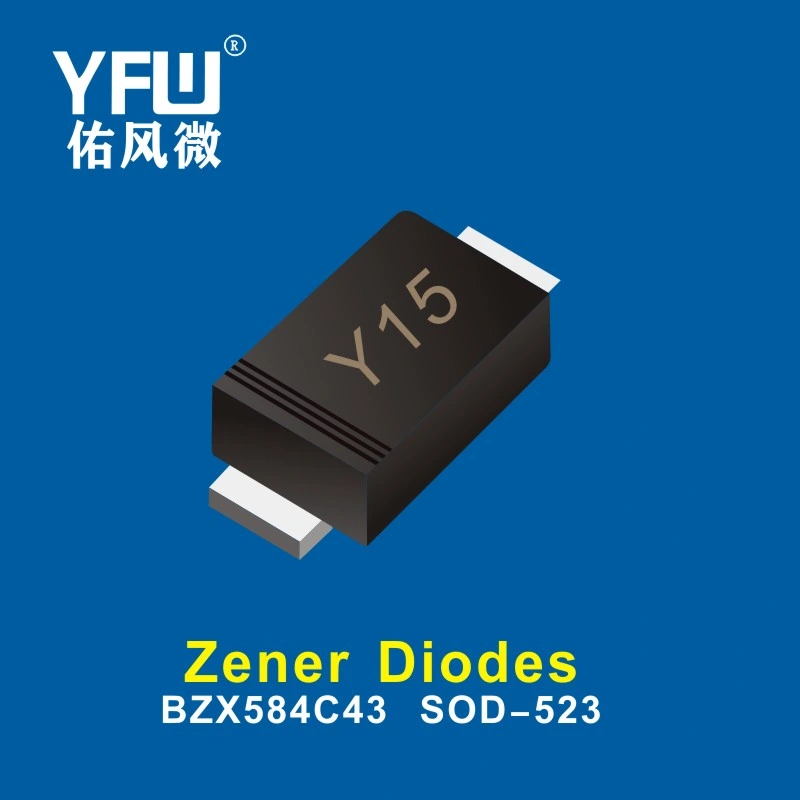 Bzx584c43 mm5z2V0 mm5z2V2 SOD-523 Zener Diodes