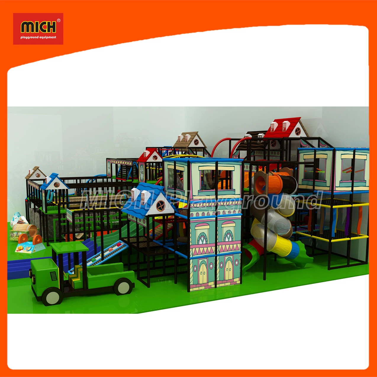 Mich Fantastic Indoor Entertainment Equipment with Climbing Wall