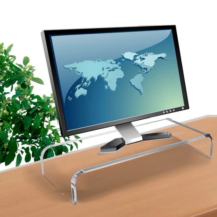 Plexiglass Monitor Stand Riser Clear Acrylic Laptop Riser Stand