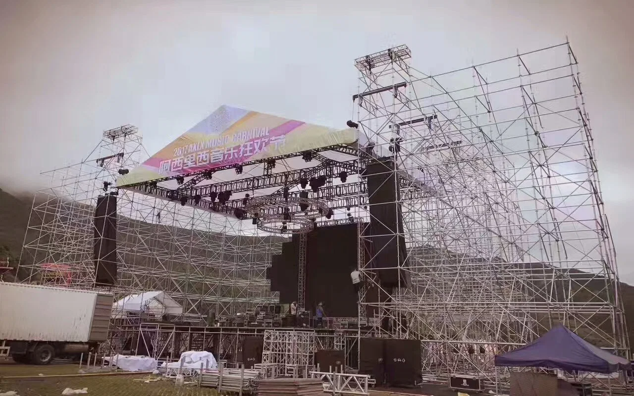 Hot Sale Outdoor Concert Stage Truss with Equipment for Sale Structural Aluminum Easy Assemble