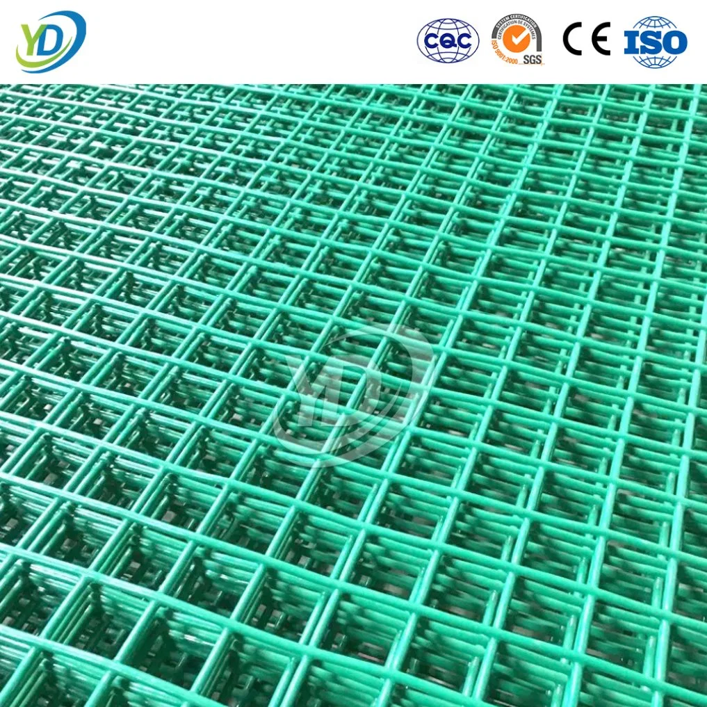 Yeeda Wire Mesh 50 X 50 Welded Mesh China Manufacturing 50mm X 200mm PVC Coated Welded Wire Mesh Sheet Used for Green Weld Mesh Fencing