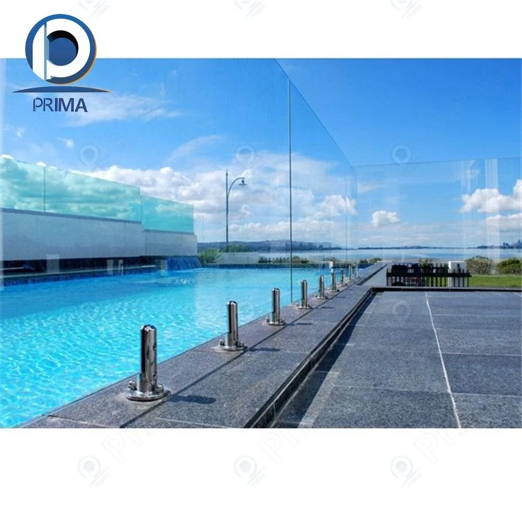 Prima New Design Stainless Steel Side Mount Spigot Balcony Frameless Balustrades 2205 Glass Railing