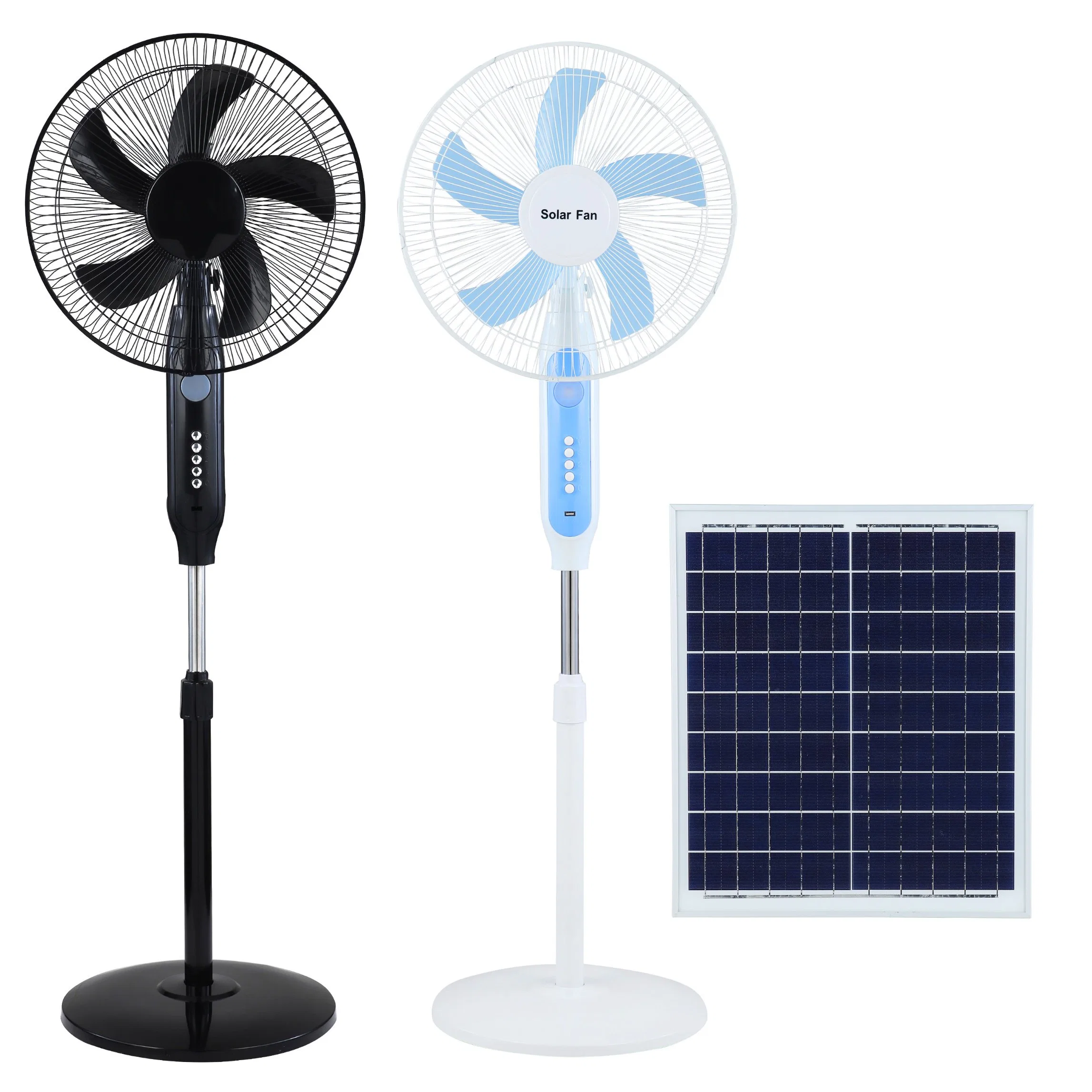 Yaye Solar Fan Factory DC15 High Power Energy Power Rechargeable Desk/Stand/Floor Solar Panel Fans with Remote Controller/ Lithium Battery/1000PCS Stock