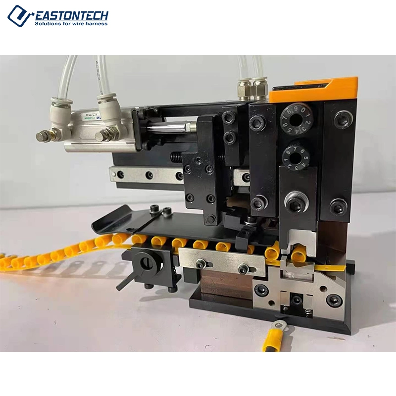 Eastontech Ew-09h011 Pneumatic Horizontal Lateral Feeding Ferrule in Rolls Terminal Applicator 30 mm Stroke for Automatic Crimping Machine