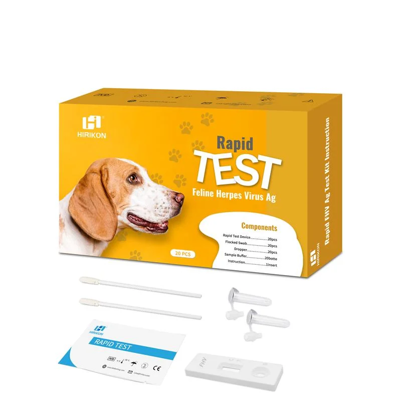 Hirikon Feline Herpes Virus Antigen Schnelltest-Kit für Veterinär Verwenden