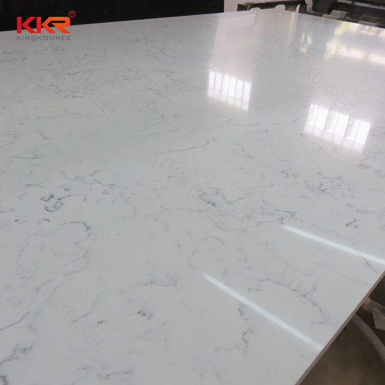 Kkr Sparkle Black Artificial Kitchen Counter Top Quartz Stone