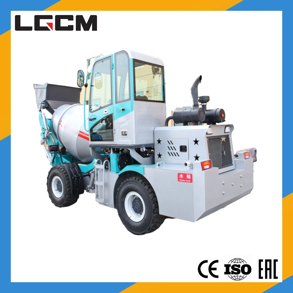 Lgcm Mixer Truck 2cbm/3.5m3/4m3/5cbm/6 Cbm Small Mini Self Loading Concrete Truck Mixer with Pump for Construction Equipment