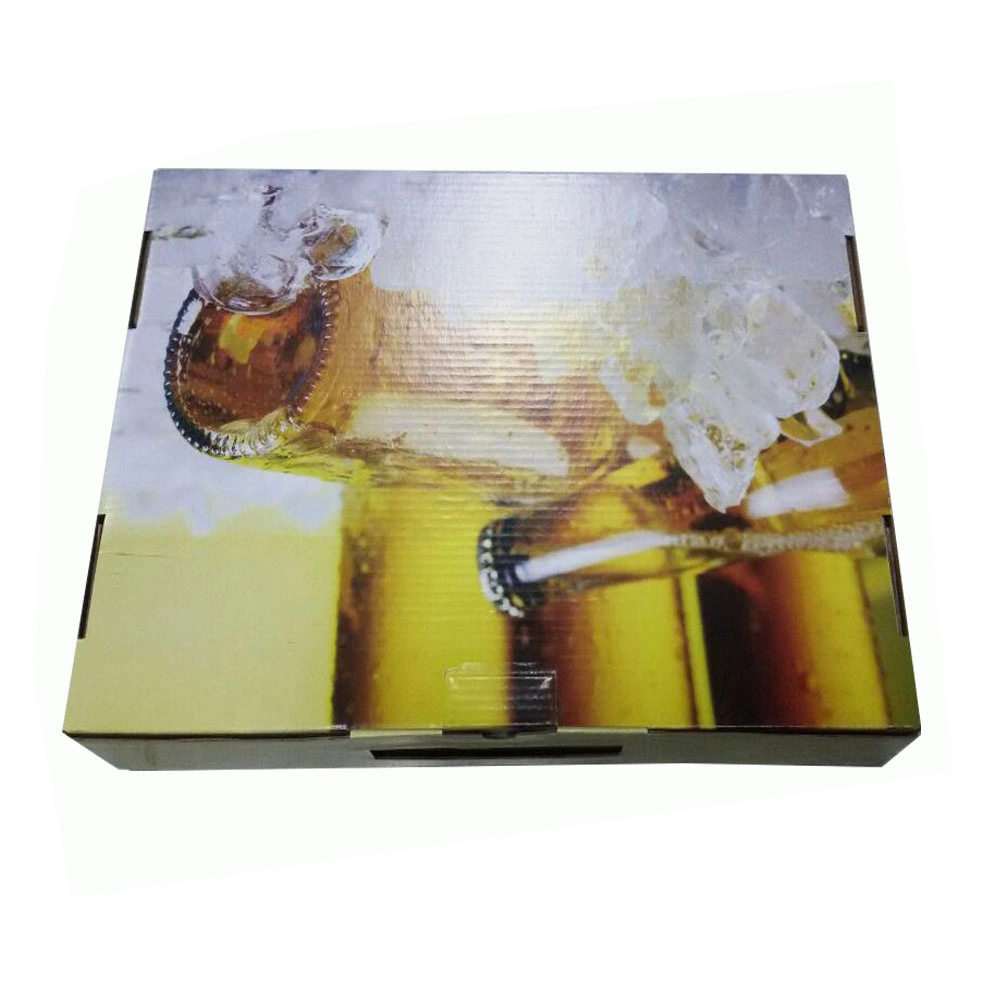High quality/High cost performance  Matt Color Printing Custom Corrugated Wine Box (FP004)