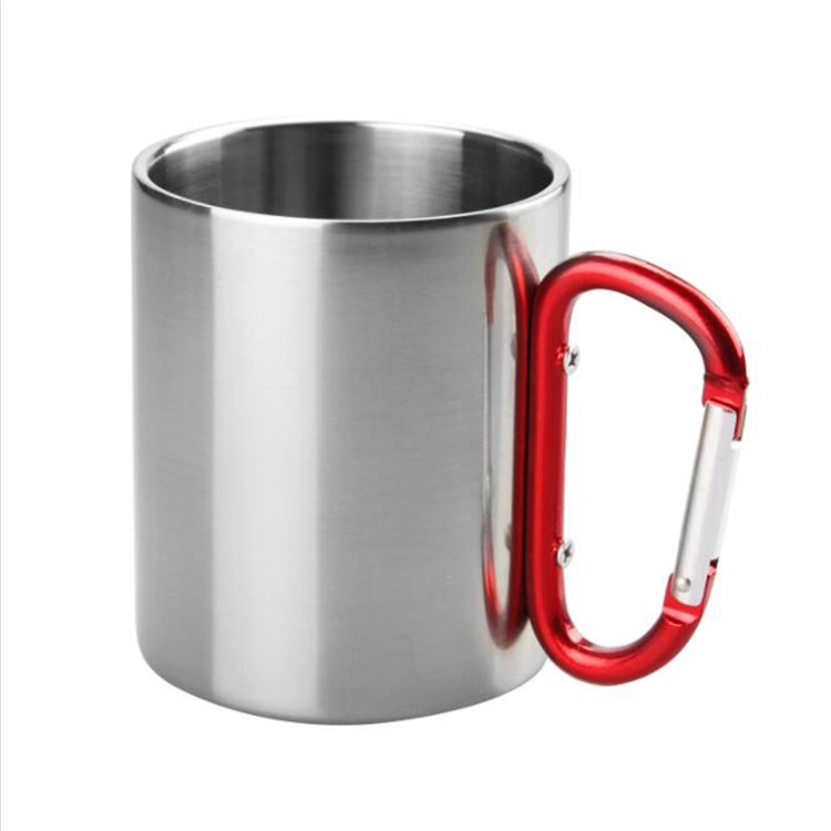 High quality/High cost performance  Sublimation 450ml Outdoor Travel Camping Stainless Steel Blank Mug with Custom Logo Printing