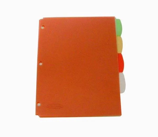 Index Tab Dividers, Plastic File Folder (B3105)