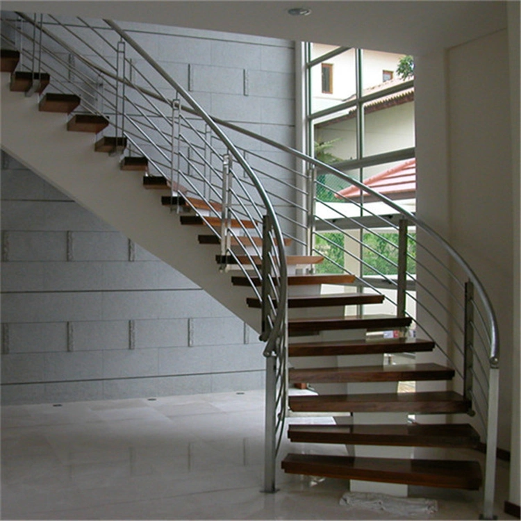 PVC Handrail Stainless Steel Solid Rod Balustrade Square Bar Railing Cable Railing for Staircase