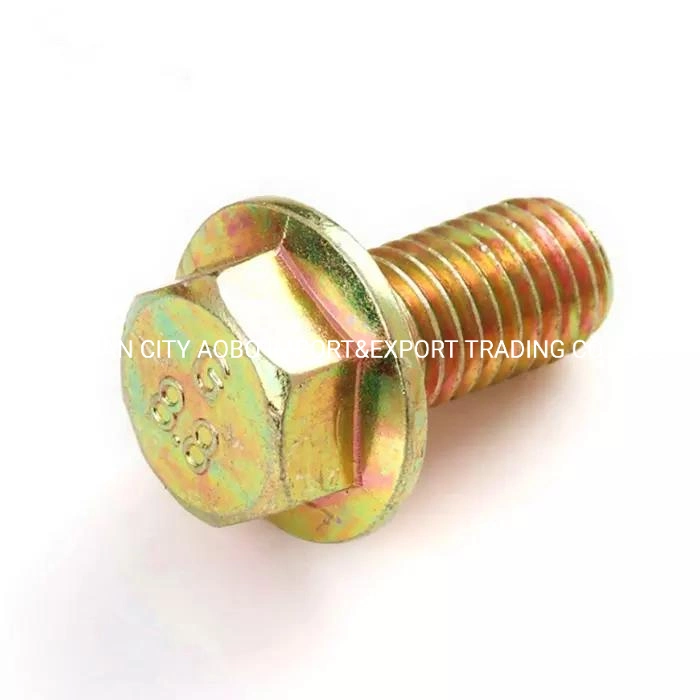 ISO4162/ DIN9621/En1665 M20 Fastener Full Thread Serrated Hexagon Hex Head Flange Bolt